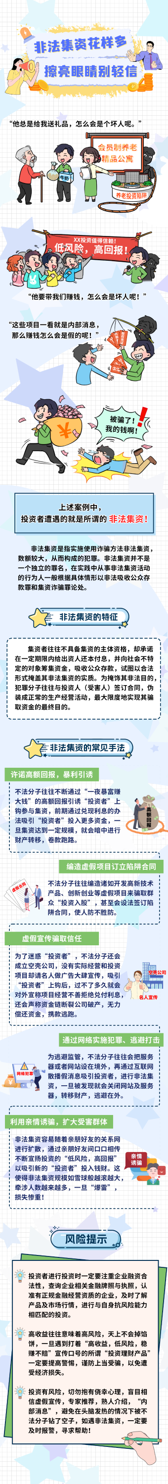 非法集資花樣多、擦亮眼睛別輕信