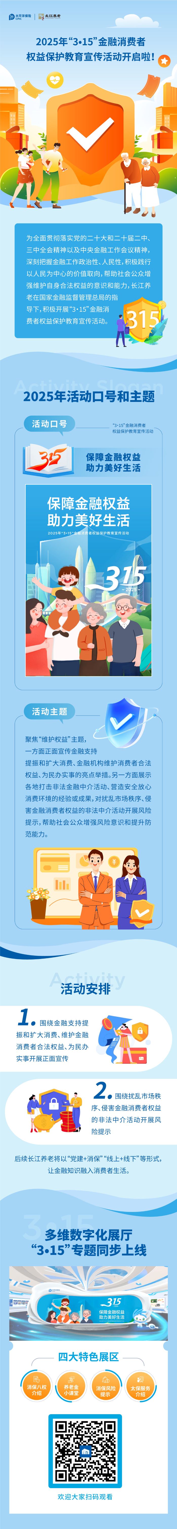 【保障金融權(quán)益 助力美好生活】2025年“3?15”金融消費(fèi)者權(quán)益保護(hù)教育宣傳活動開啟