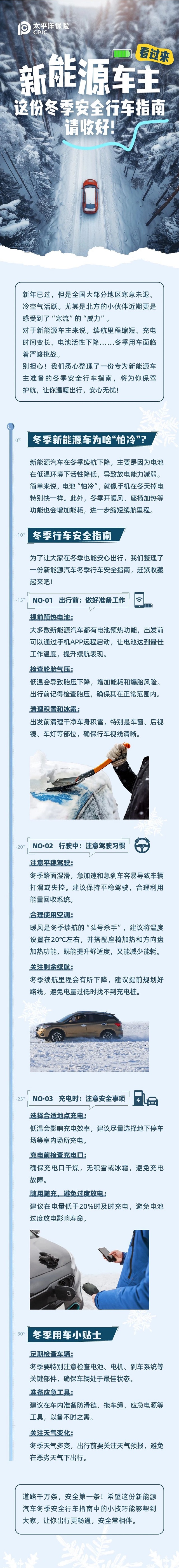 新能源車(chē)主看過(guò)來(lái)，這份冬季安全行車(chē)指南請(qǐng)收好！