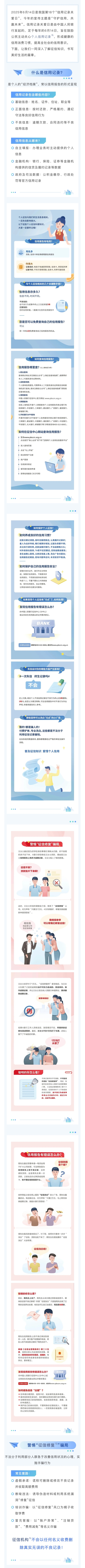 【守護(hù)信用，共贏未來】6·14信用記錄關(guān)愛日知識講堂