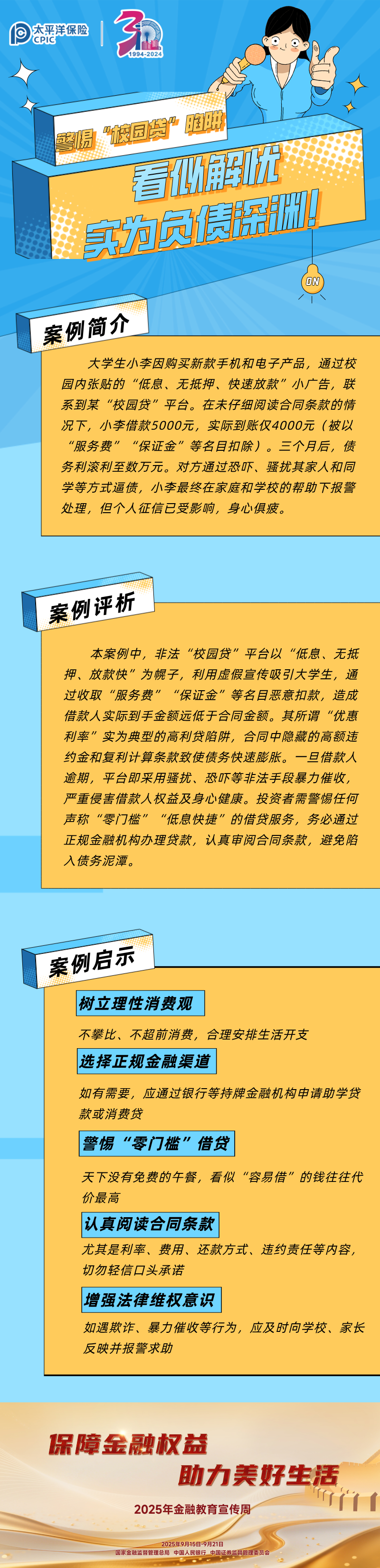 【以案說險(xiǎn)】警惕“校園貸”陷阱 (1)