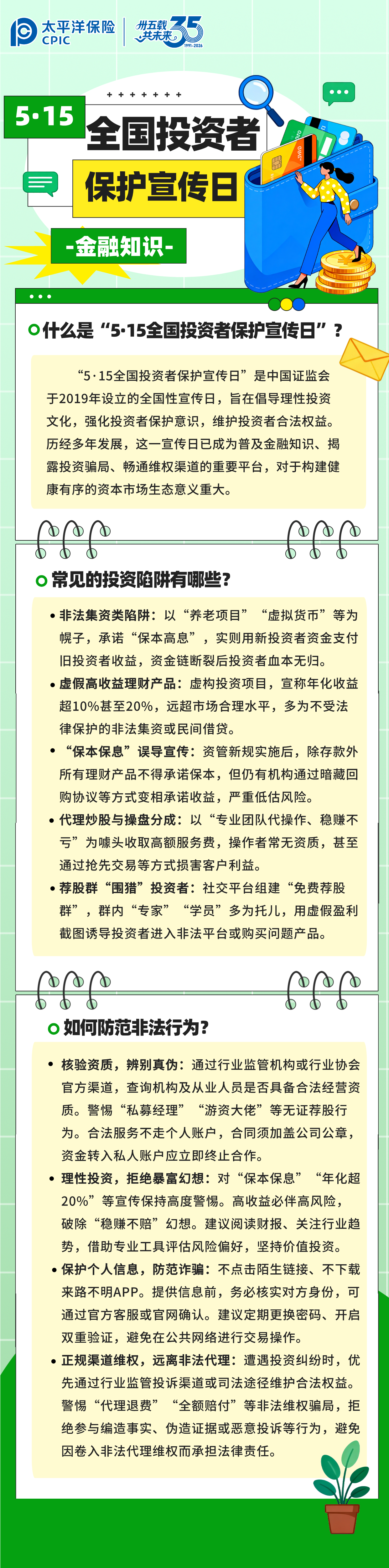 【金融知識(shí)】5·15全國(guó)投資者保護(hù)宣傳日